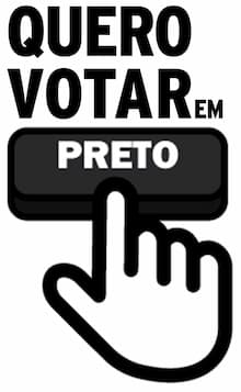 Logo Quero Votar em Preto