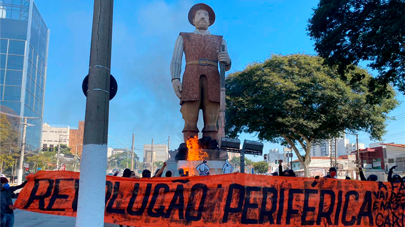 Mano Brown, políticos e ativistas usam web para pedir liberdade a  manifestante preso por incêndio à estátua de Borba Gato